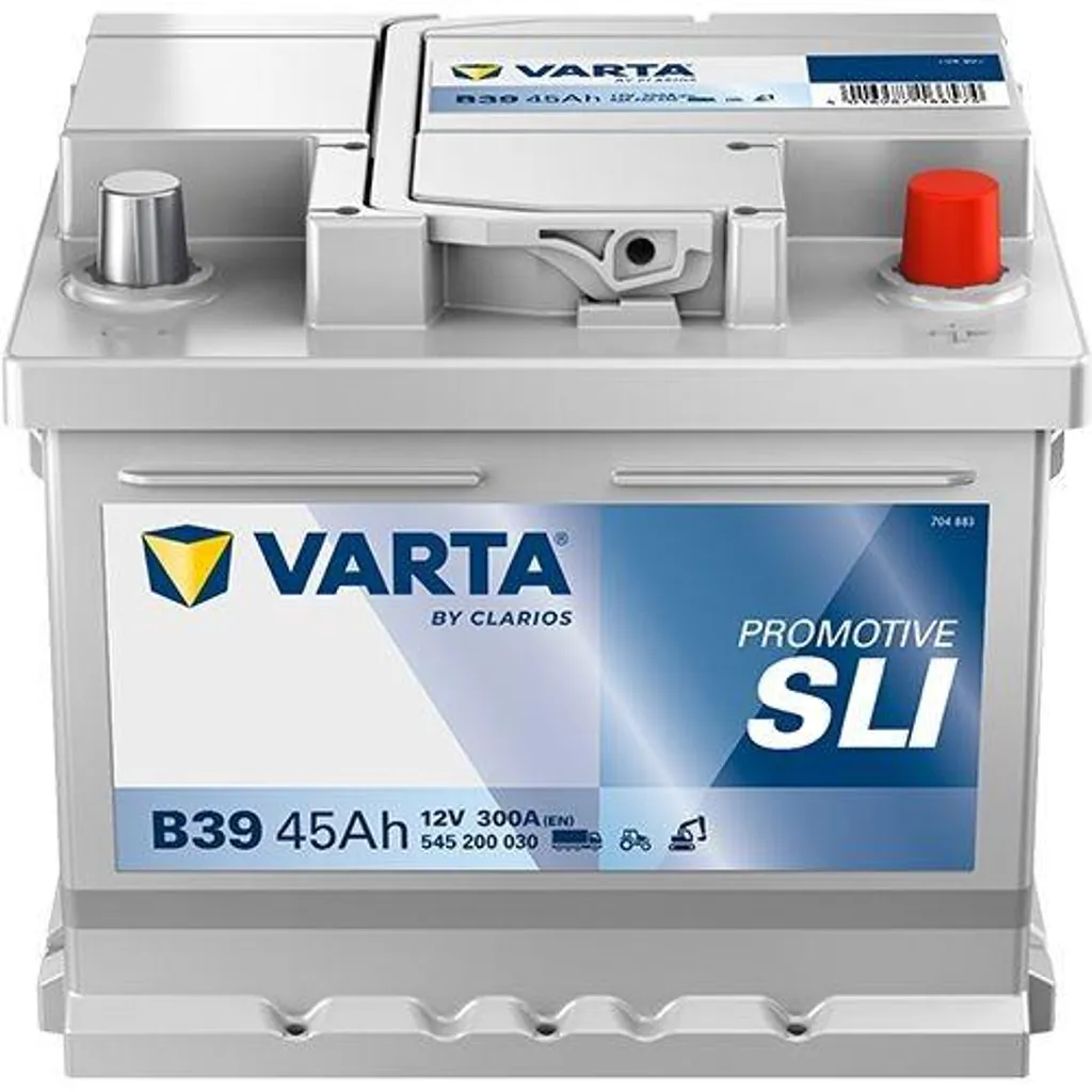 Batterie Varta 12V 45Ah 300A B13 Blue Dynamic pour petites citadines