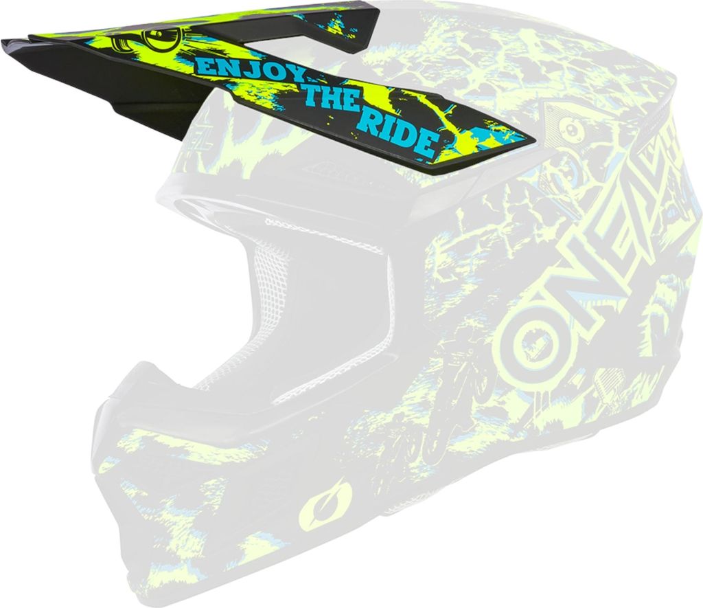 Visor 3SRS Helmet ASSAULT black/neon yellow