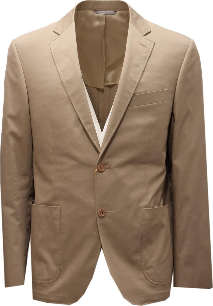1881AG giacca uomo CANALI beige stretch Baumwolle jacket man