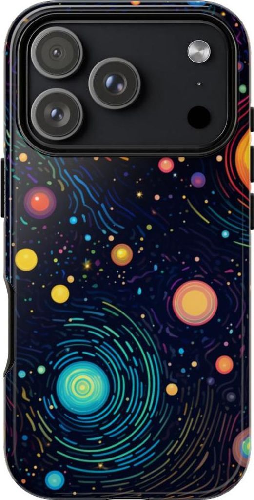 Bunte kosmische Sternbilder – Hülle Kompatibel mit iPhone 17 Pro