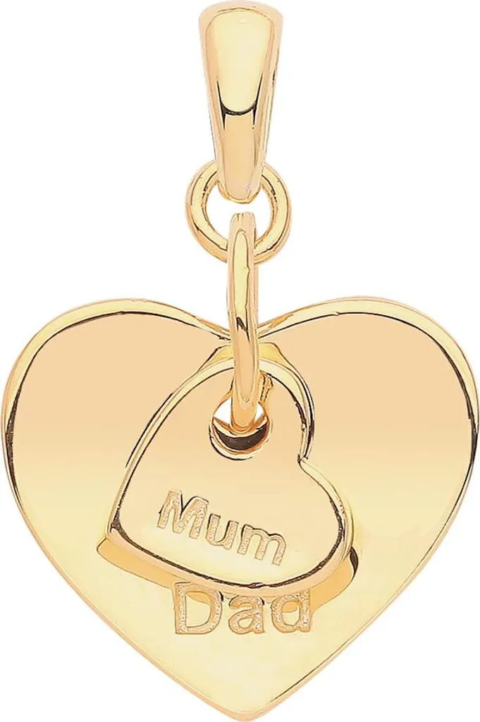 Pendentif Cœur Argent 925 Poli 21mm - Bijou Anti-Allergique de Haute Qualité