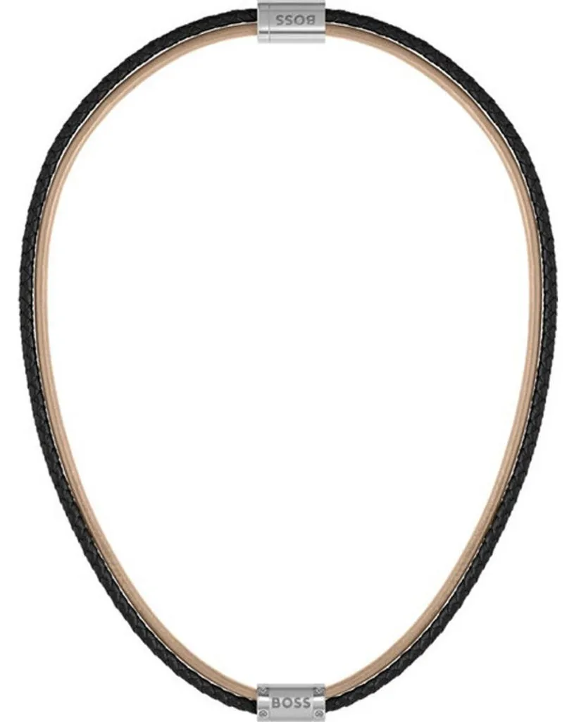 Collier en cuir d'origine 1580420 avec fermoir robuste et design épuré