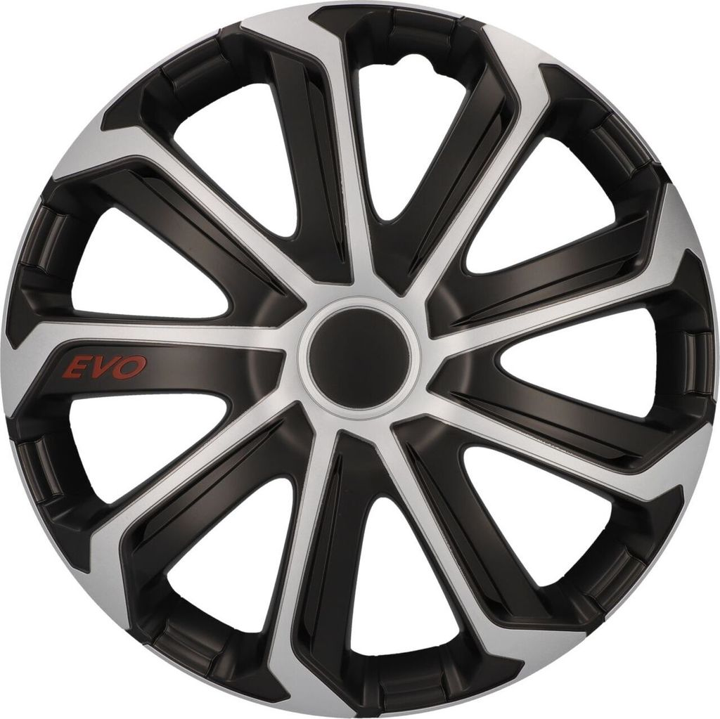Cartrend Radzierblende EVO 38 cm (15 Zoll) silber schwarz 4 Produktbild 