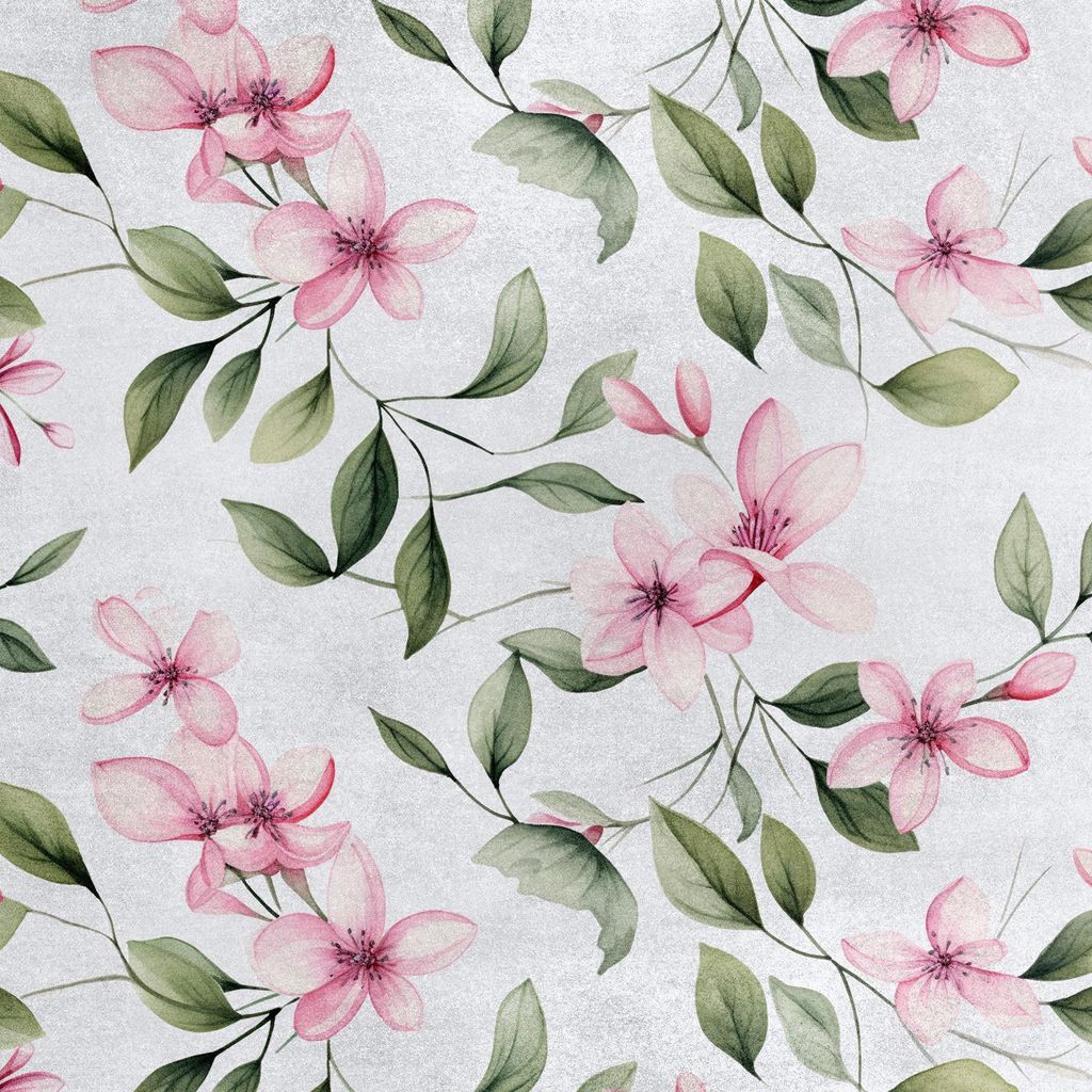 Royal Samt Stoff Polyester Zum Nähen - Motiv Blumen - RDX2899