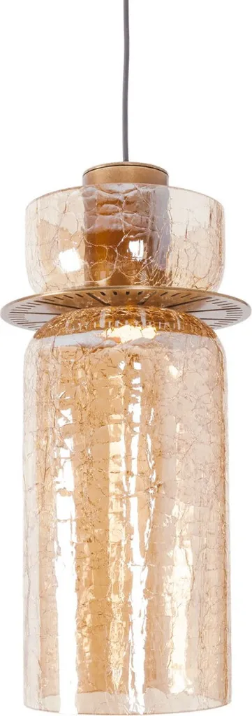 Suspension LED Design Ambre 220cm Maxlight | Éclairage Salon Chic 8W