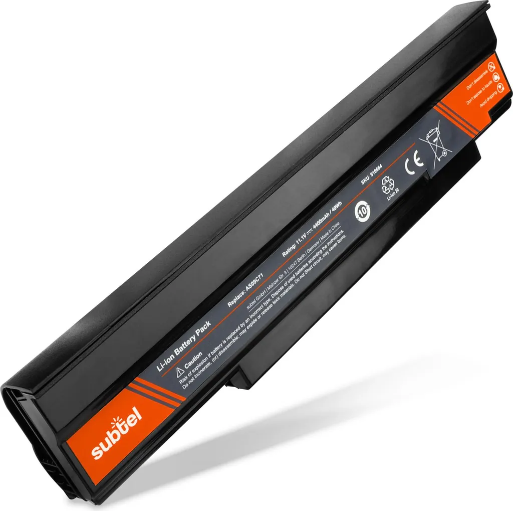 Ricambio Batteria Packard Bell AS09C31 NJ65 NJ66 NJ31 4400mAh subtel