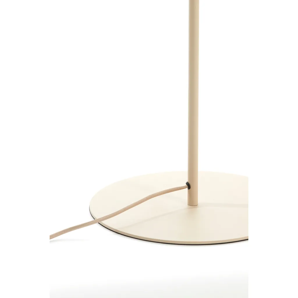 Lampadaire Métal Textile Beige - Solution Éclairage Doux 1884924 - 3