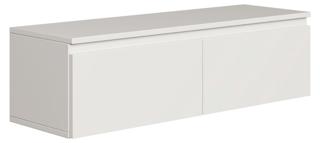 Selsey Bemmi - TV-Hängeboard, Weiß, 100 cm Produktbild 