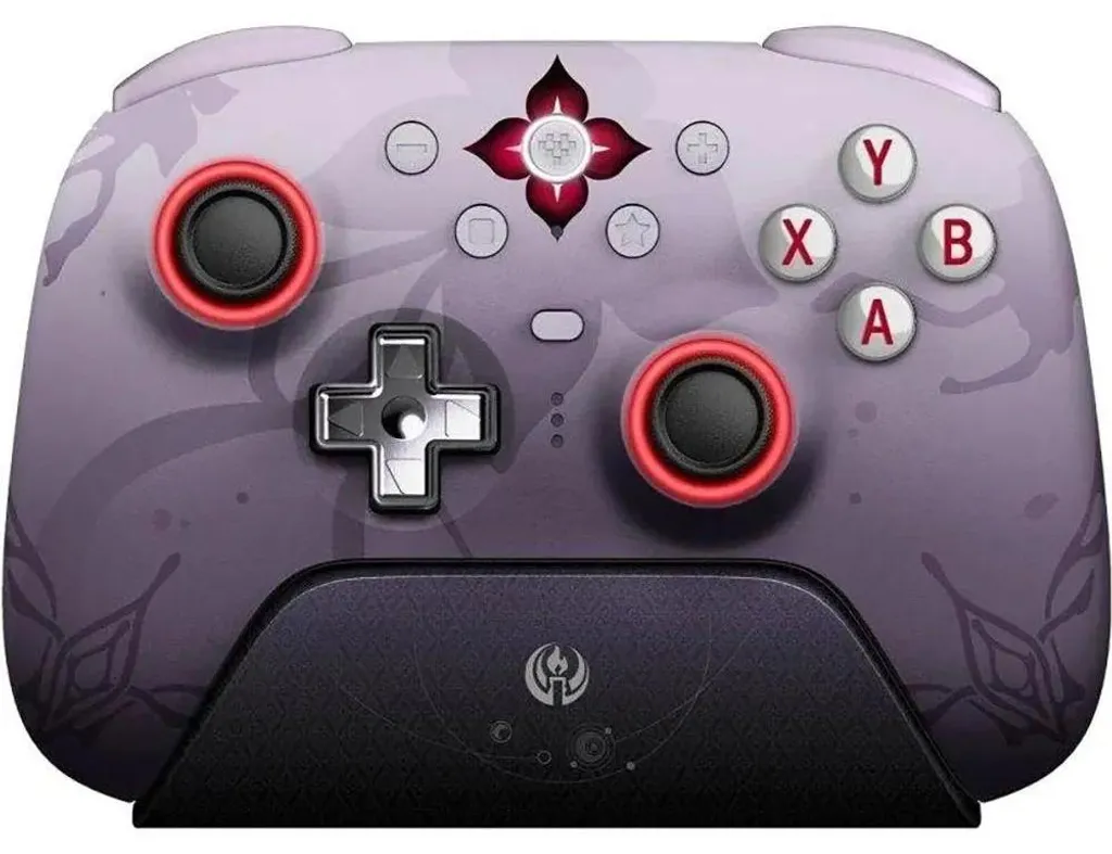 Manette sans fil 8BitDo Ultimate 2.4G avec station de charge - Rose Lila