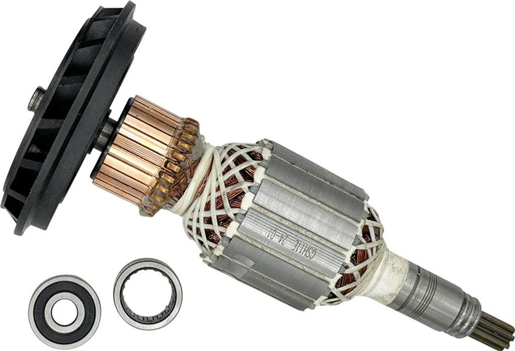 Rotore con cuscinetti per motore Bosch, modelli GBH11DE e Immagine del prodotto 
