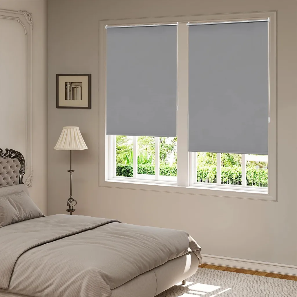 Store Isolant Thermique Gris 75x120 cm avec Fixation Rapide Klemmfix