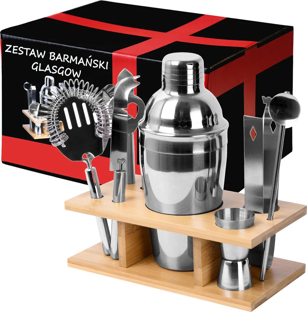 Idea Regalo: Set da Barman Glasgow 9 Pezzi - Eleganza e Passione