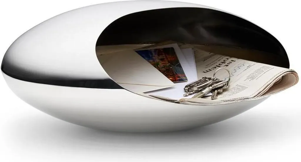 Coupe COCOON PHILIPPI en Acier Inoxydable Miroir - Format XL 38 cm