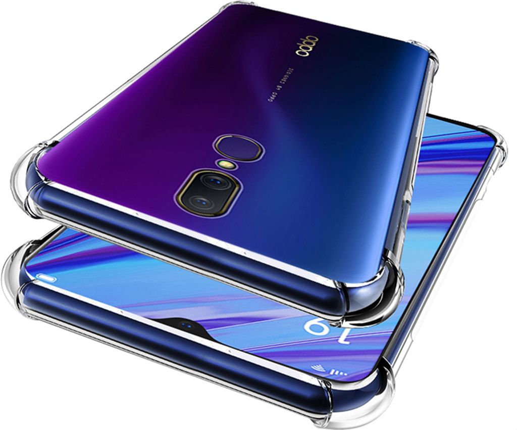 OPPO F11 Hülle, LaimTop Crystal Transparent Weich TPU Bumper Stoßfest Fallschutz Schutzhülle für OPPO F11