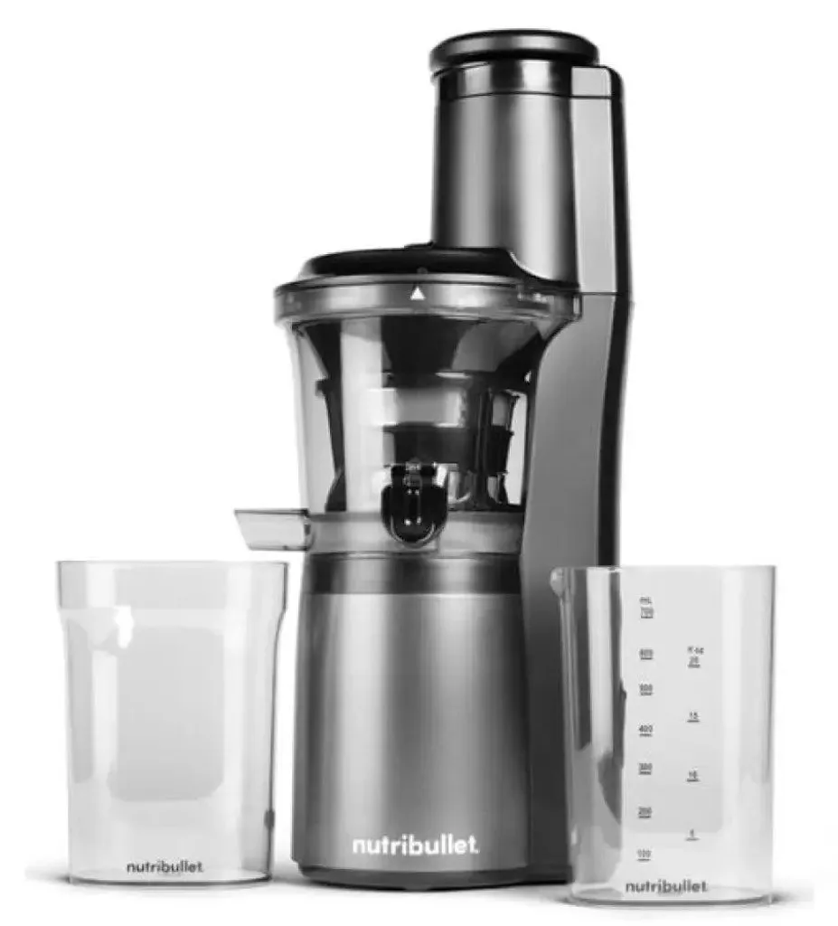 NutriBullet NBJ500 Slow Juicer avec Moteur Silencieux 150W en Gris