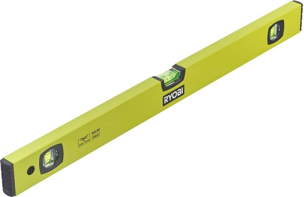 Ryobi RSL60 Level 3 Fläschchen, Genauigkeit 0,5 mm, 60 cm