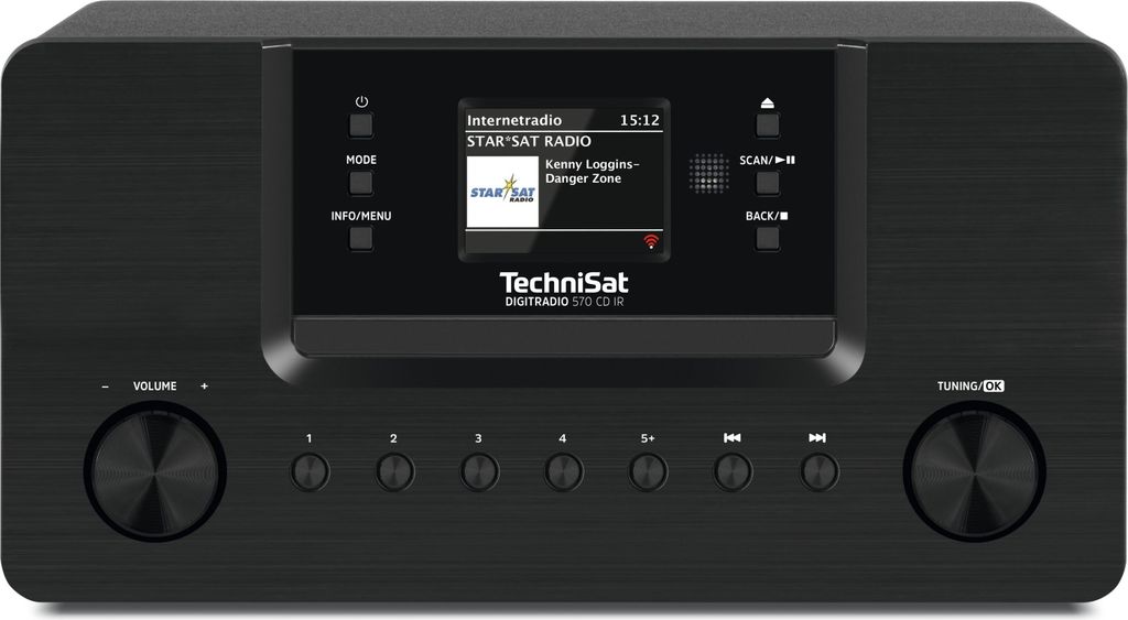 TechniSat DigitRadio 570 CD IR - Système hi-fi - noir Image du produit 