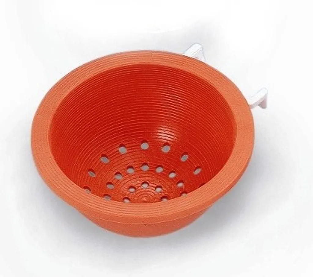 Nido per Uccelli 10cm in Plastica Bianca - Montaggio Facile su Griglia