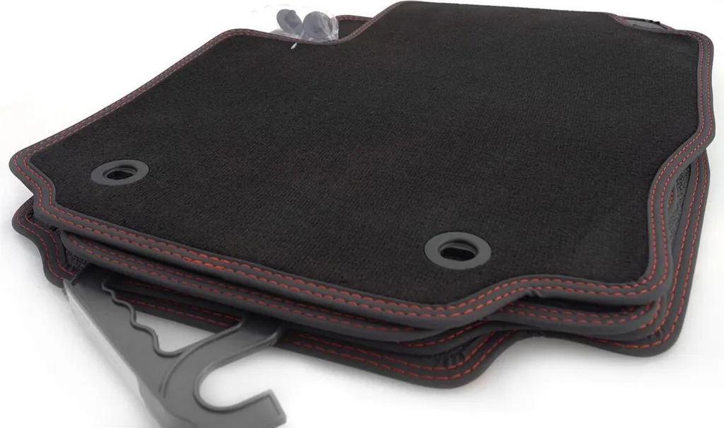 Tappetini Su Misura Ford Mondeo 2007-2012 - Resistenti con Bordo Rosso