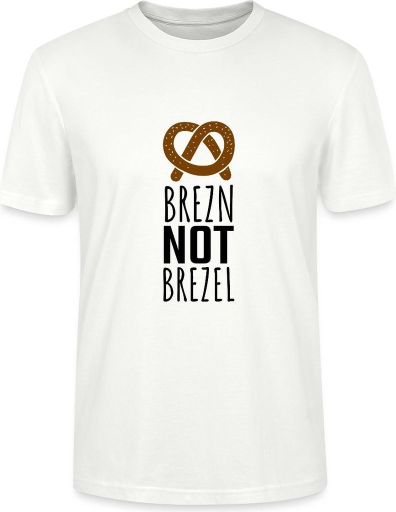Spreadshirt Brezel Volksfest Bayern Wiesn Uni Bio T-Shirt, 3XL, Weiß