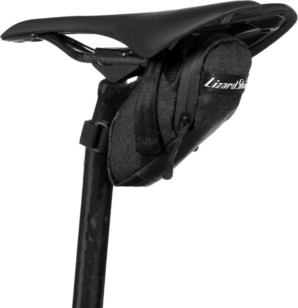 Lizard Skins Micro Cache Jet Black sacoche de selle compacte et robuste - 3