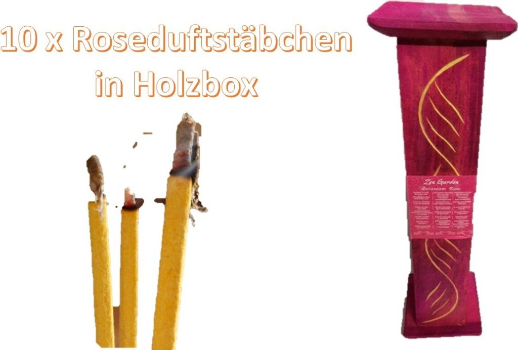 Holz-Räucherstäbchenbox Räucherturm Räuchersäule