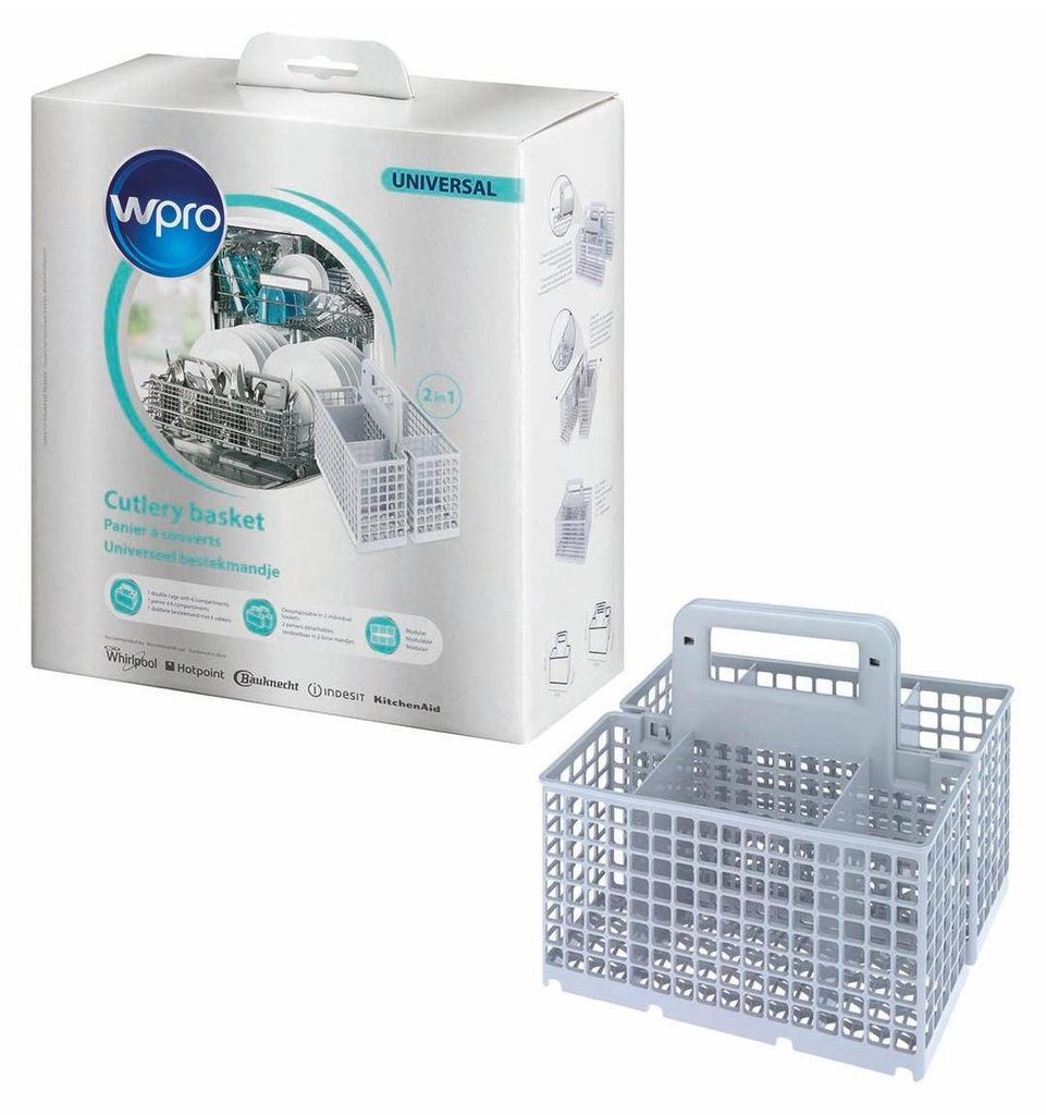 Wpro DWB304, Košík na príbory, Whirlpool, Šedá, 235 mm, 110 Obrázok produktu 