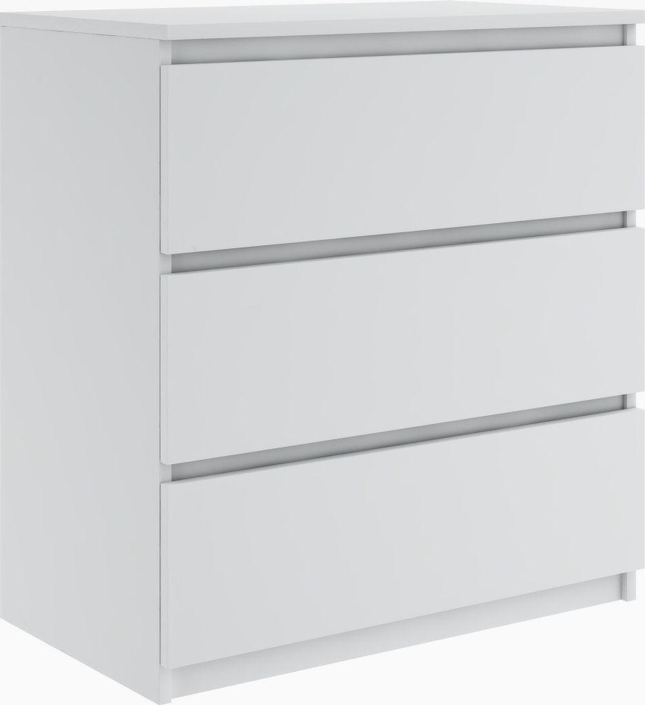 Schöne moderne Kommode 70x35x76cm mit 3 Schubladen | Produktbild 1