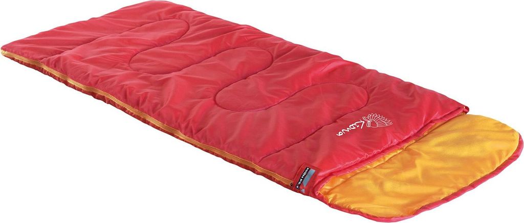 High Peak Kiowa Schlafsack links Kinder rot/orange