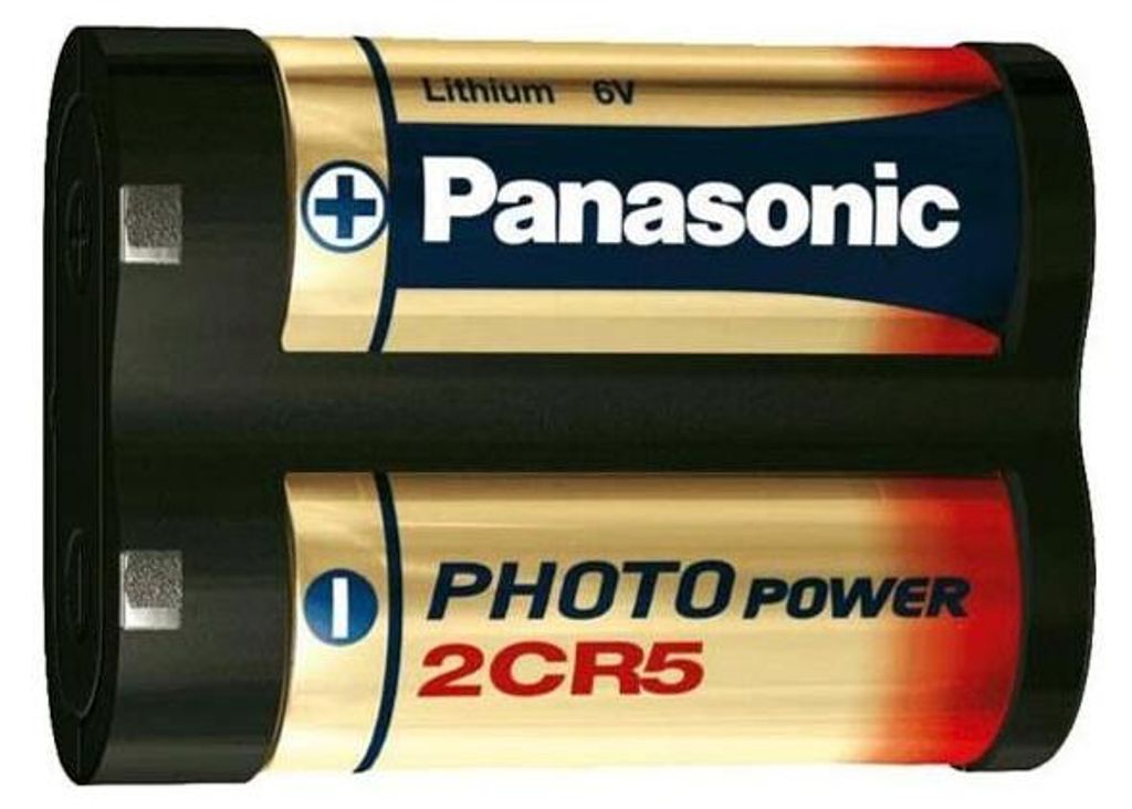Lithium-Einwegbatterie, Spezial, 2CR5, 6V, Panasonic, Blister, 1-Pack