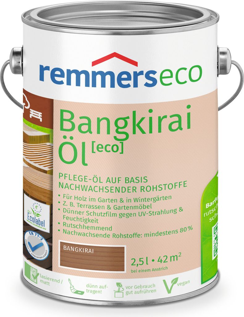 Remmers Bangkirai-Öl [eco] 2,5 l, Holzpflegeöl Produktbild 