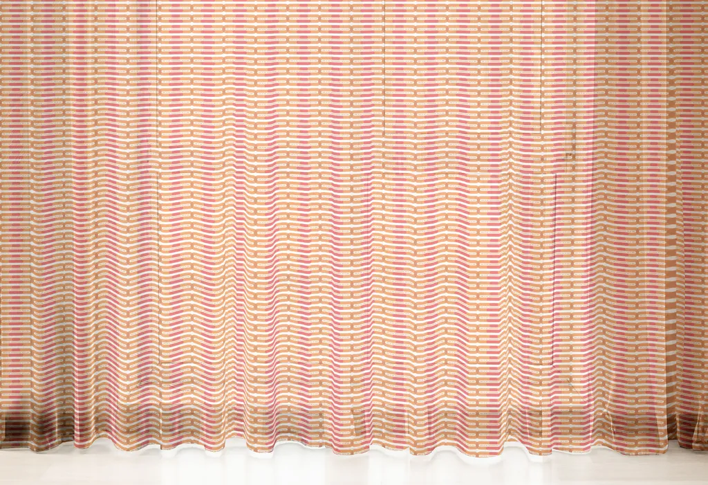 ABAKUHAUS Astratto Tessuto a Metraggio Rainbow Colors Piazze