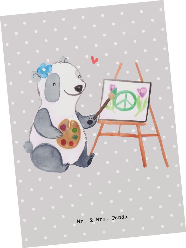 Mr. & Mrs. Panda Postkarte Gestalterinnen für visuelles Produktbild 