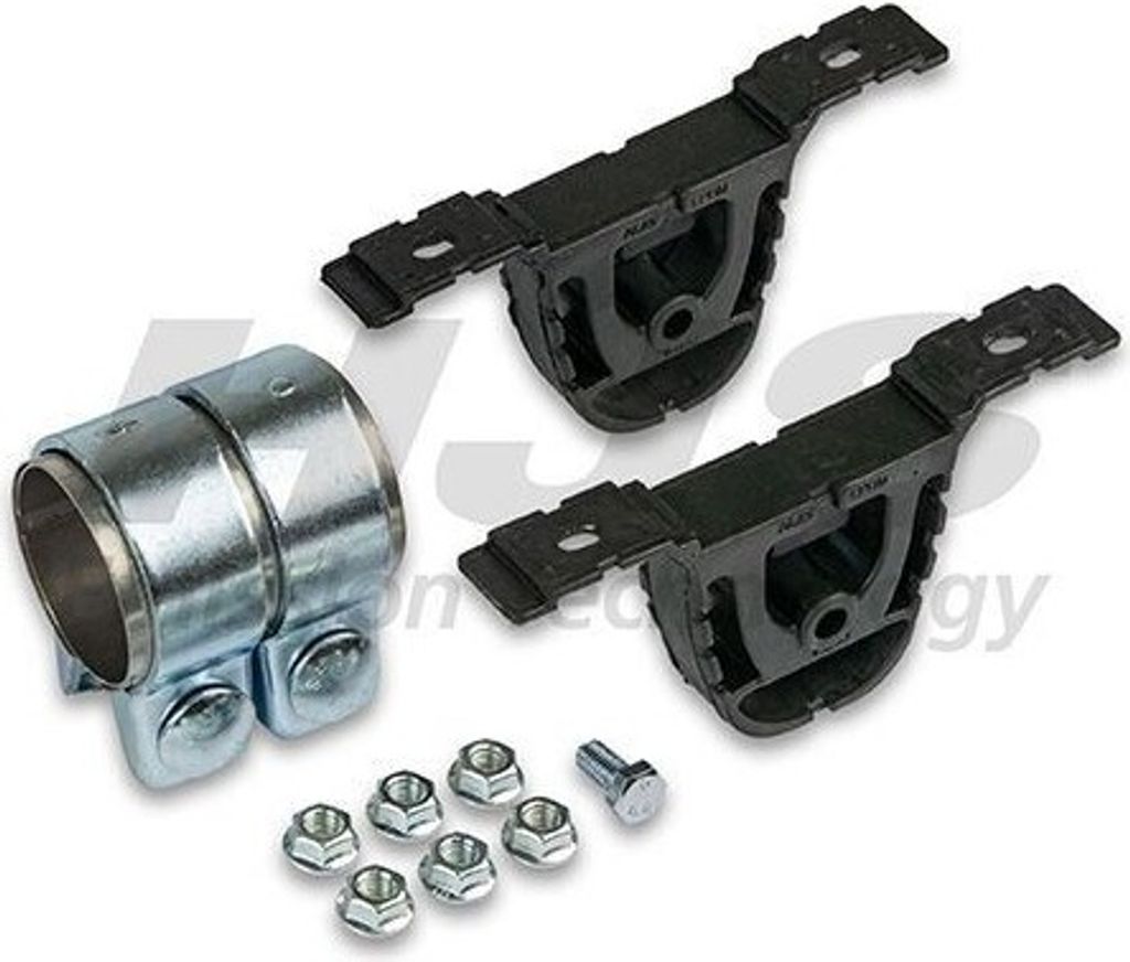 HJS 82 12 9078 Montagesatz Auspuffanlage Abgasanlage für BMW 3 Limousine (E46) 3 Touring (E46) 3 Coupe (E46) 3 Cabrio (E46)