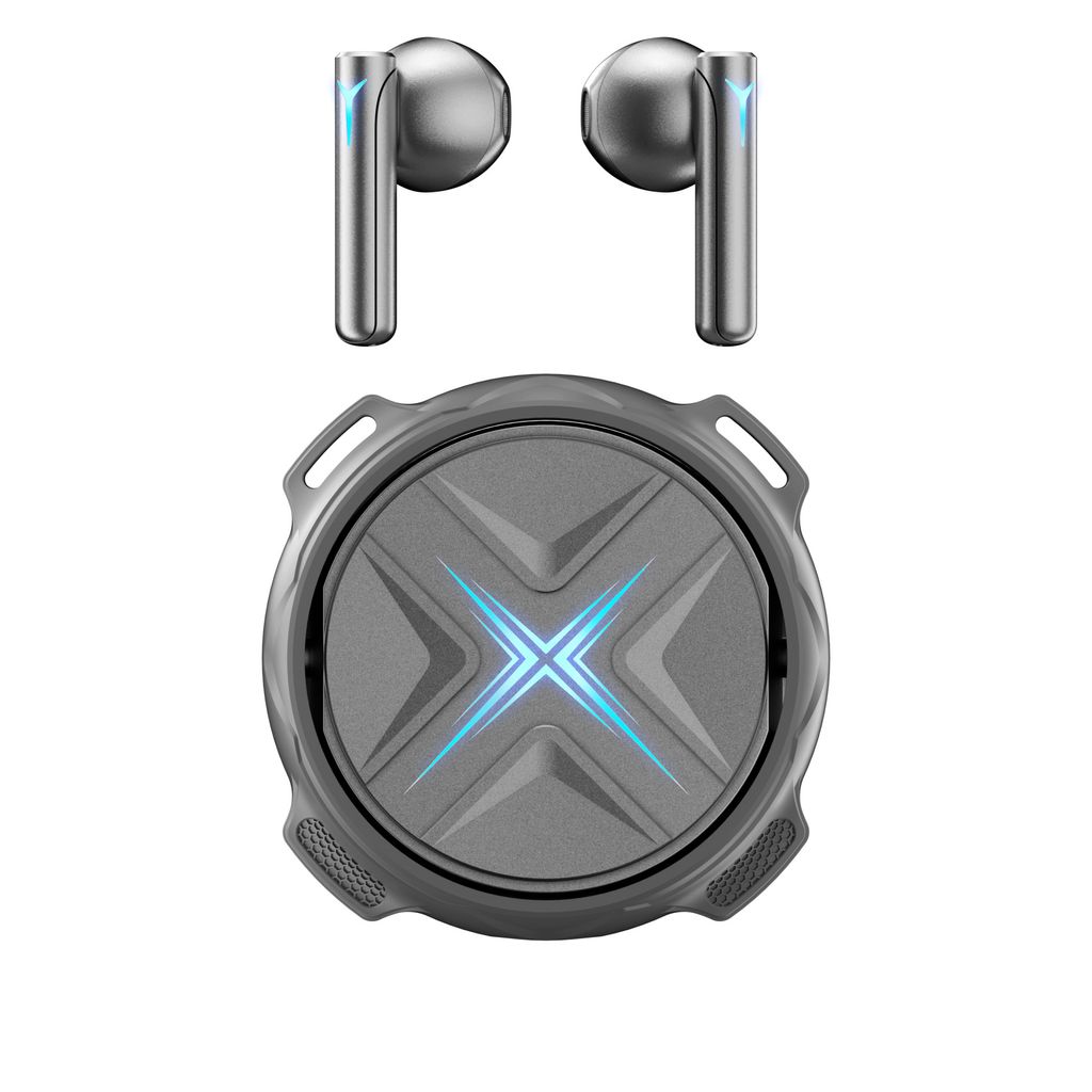 Gaming-Headset mit Geräuschunterdrückung Bluetooth 5.3 Headset HIFI-Klangqualität Langlebiges Headset, Gehäuse aus Zinklegierung