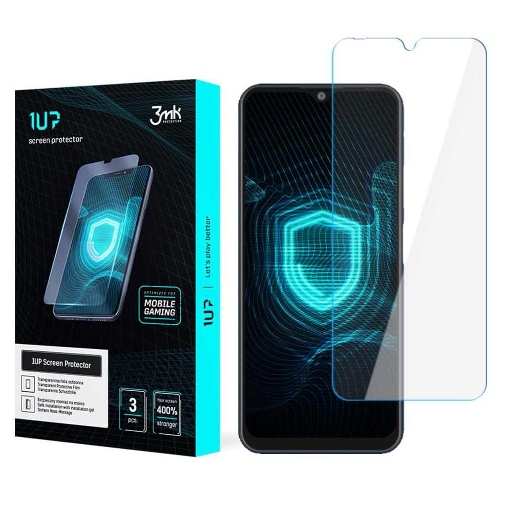3mk Display Schutzfolie 1UP für ZTE Blade V2020 Smart transparent Gaming (3 Stück)
