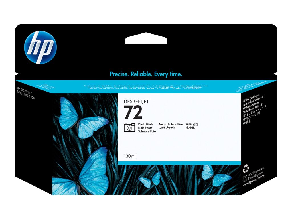 Original Vivera Tinte hp 72 (C9370A) für hp foto schwarz Produktbild 