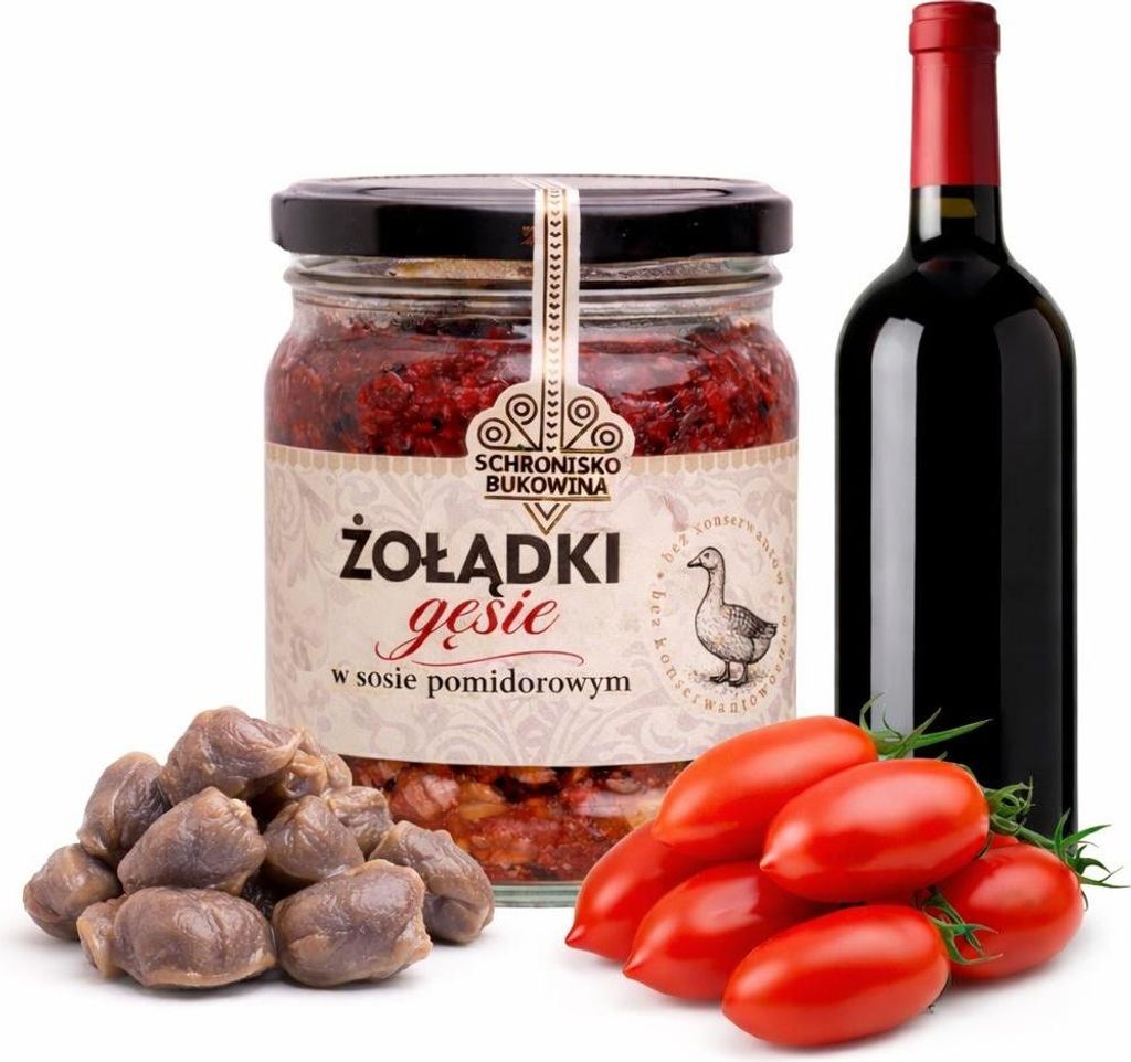 Gänsemagen 380g in Sauce - Schronisko Bukowina Produktbild 
