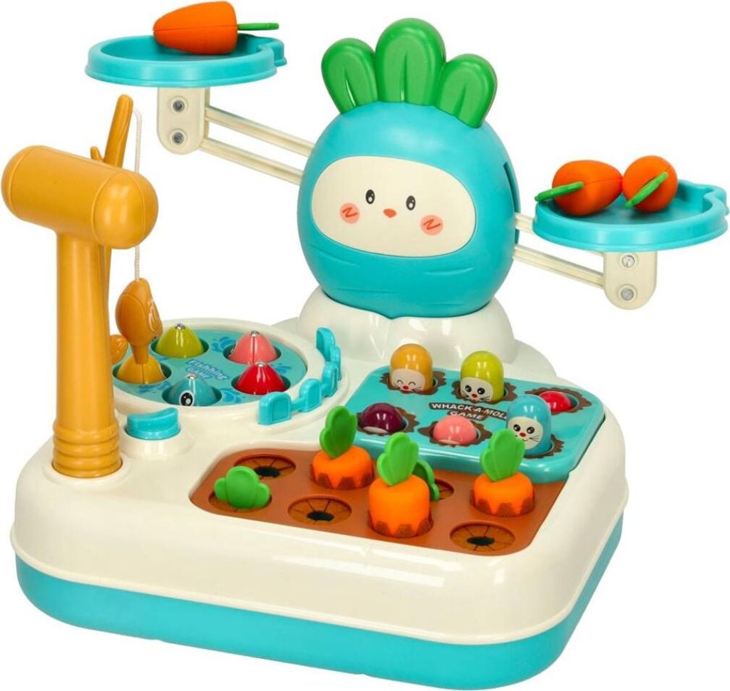 CHIPOLINO Senzorick Multifunktionsspielzeug 4in1 Blau