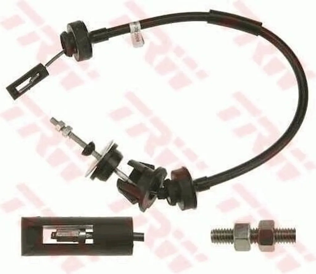 Câble d'embrayage TRW GCC1472 robuste et précis pour Peugeot 1007 (KM_)