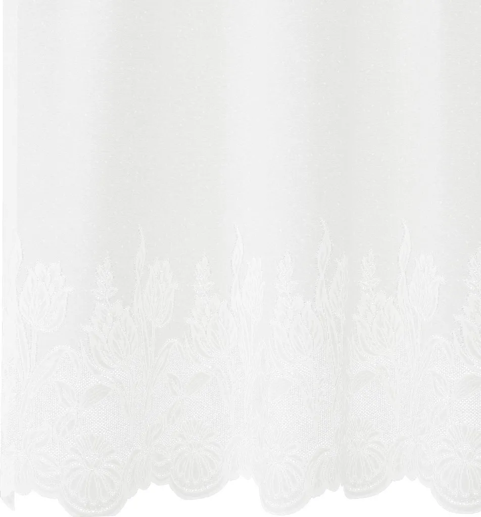 Tenda in Pizzo Bianco 200x1200 cm - Eleganza Vintage per Grandi Vetrate - 5