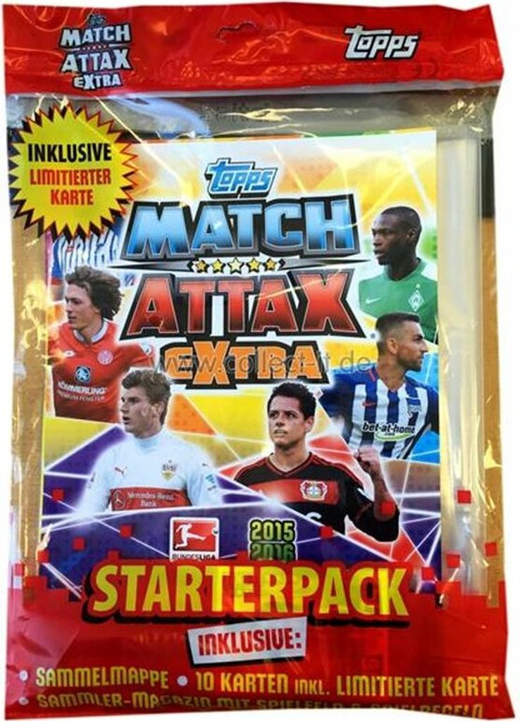 Match Attax EXTRA - SAISON 15/16 - Starterpack