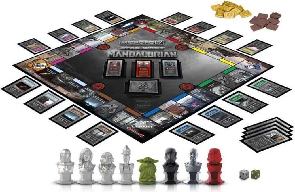 Monopoly Star Wars avec Figurine Grogu - Édition Collector Mandalorian 2024