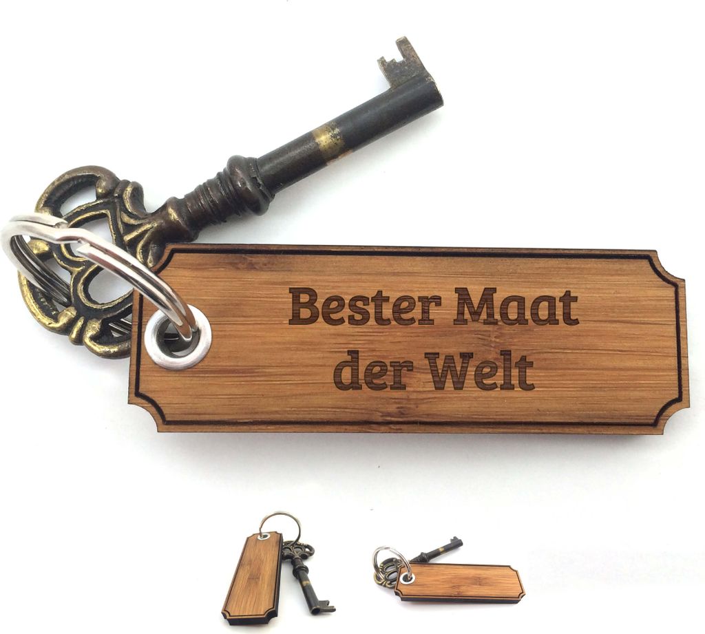 Mr. & Mrs. Panda schutzengel anhänger Maat - Bambus - Geschenk, motiv schlüsselanhänger, Geschenke, Schlüssel, Berufsschule, Glücksbringer, f...