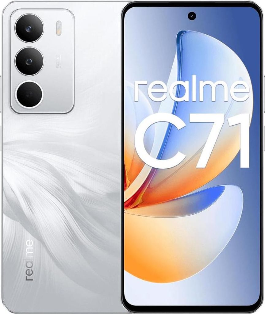 Realme C71 White Swan - Mobiltelefon - 256 GB Handys