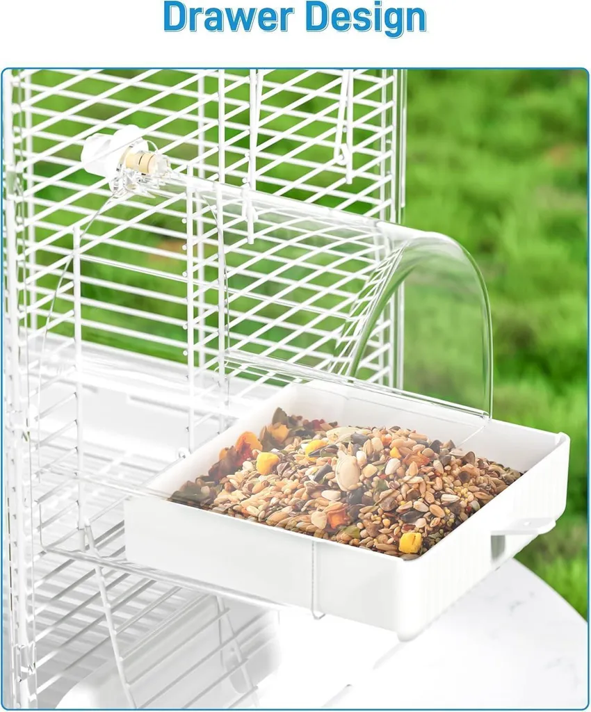 Bol de bain oiseaux multifonctions 3 en 1 - Modèle robuste et stable - 7