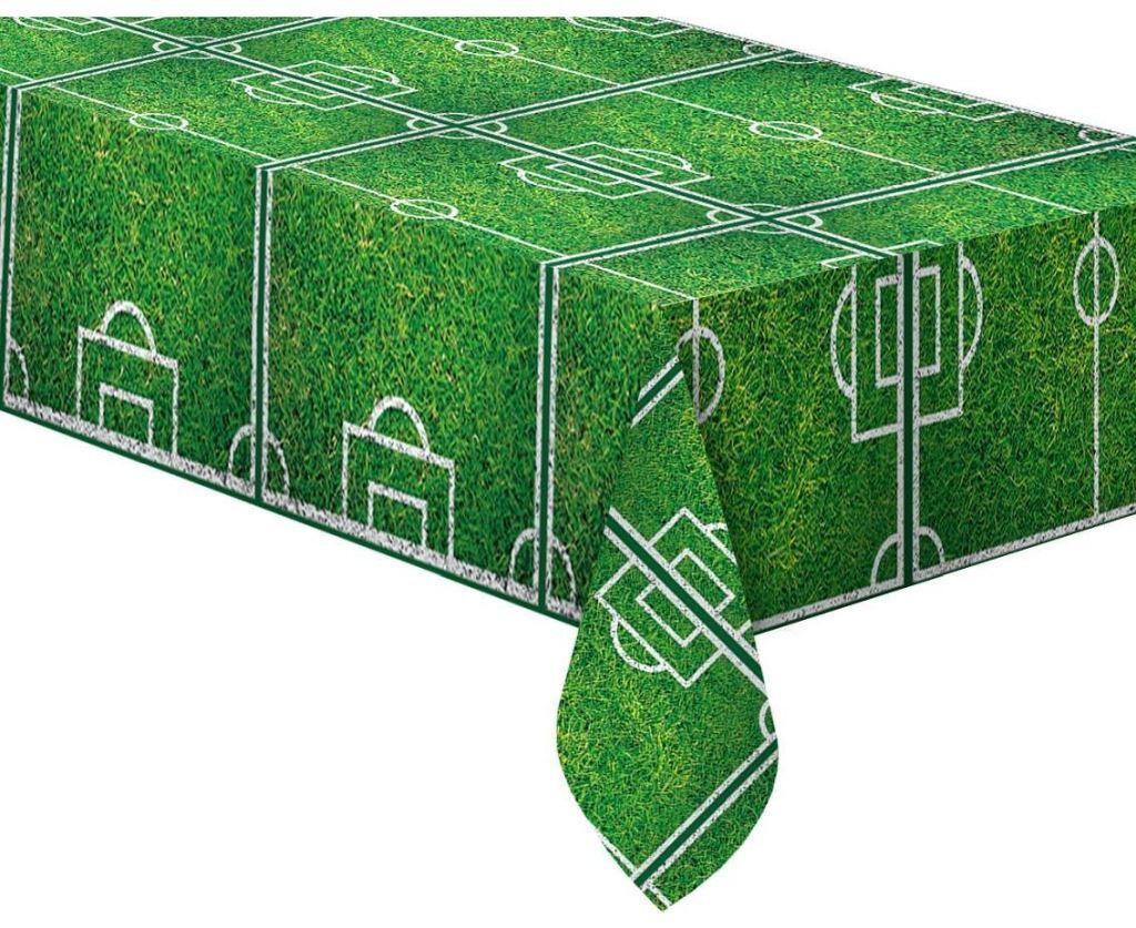 Kunststoff-Tischdecke Fußball Party 120 x 180 cm Produktbild 
