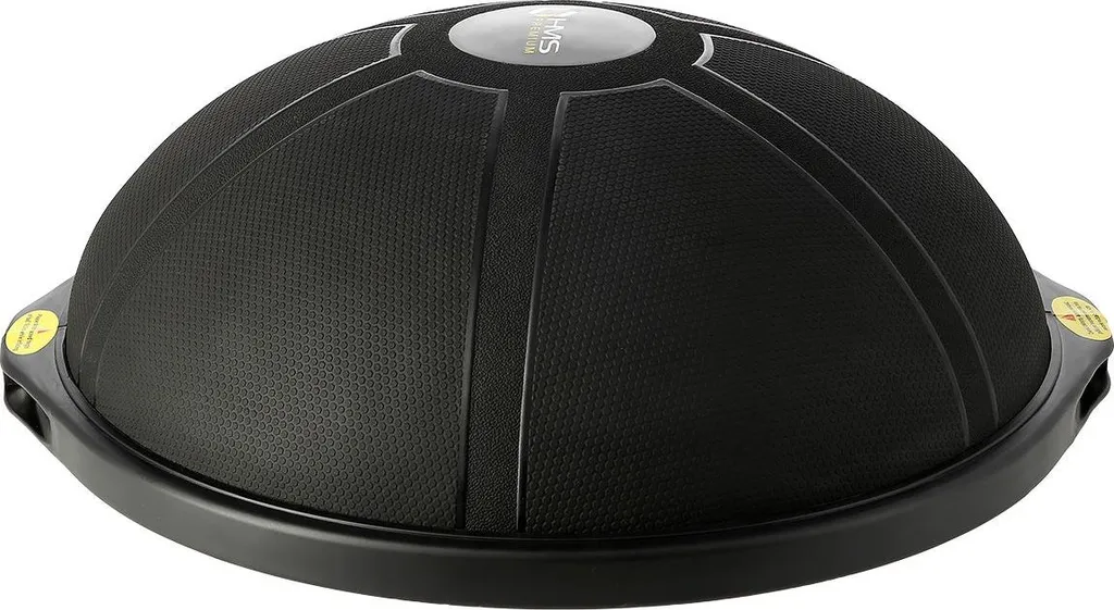 Ballon d'équilibre noir 65 cm anti-éclatement pour fitness et gym