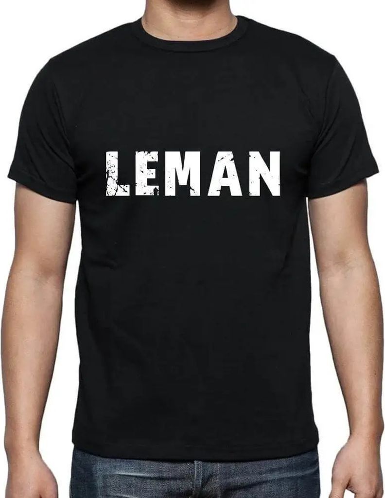 Herren Grafik T-Shirt Leman Öko-Verantwortlich Vintage Jahrgang Kurzarm Lustige Druck Geburtstag Geschenk Mann