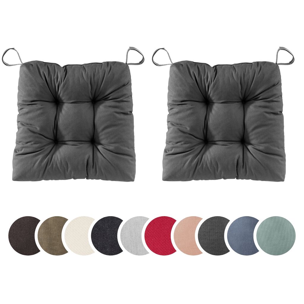 sleepling - Set di 2 cuscini per sedia, cuscino per seduta, Immagine del prodotto 